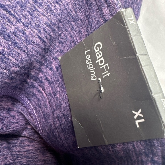 Gap Fit Legging Purple High Rise Leggings Size XL NEW Brushed Tech Jersey - Picture 6 of 7